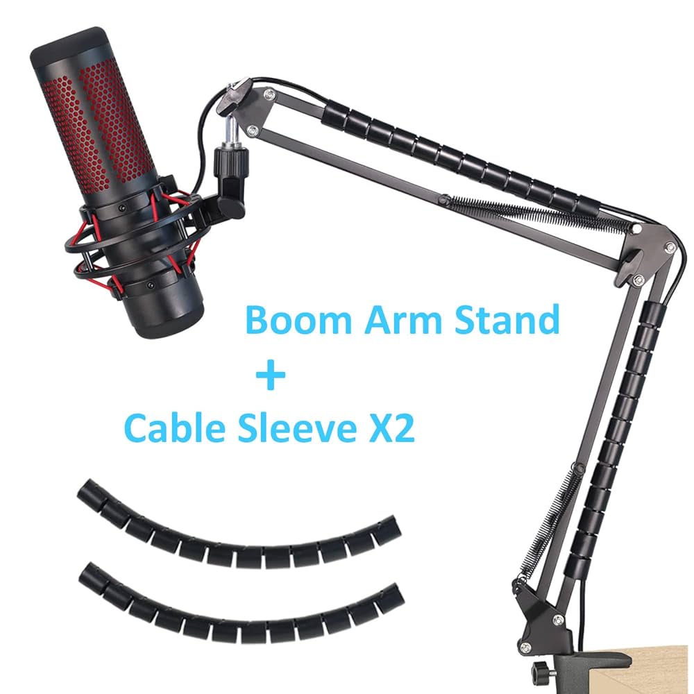 HYPERX QUADCAST S とマイクアームセット Amazon.com: Mic Arm for HyperX QuadCast - Professional Boom